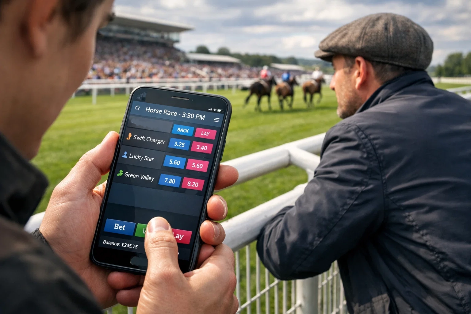 Betting exchange for horse racing