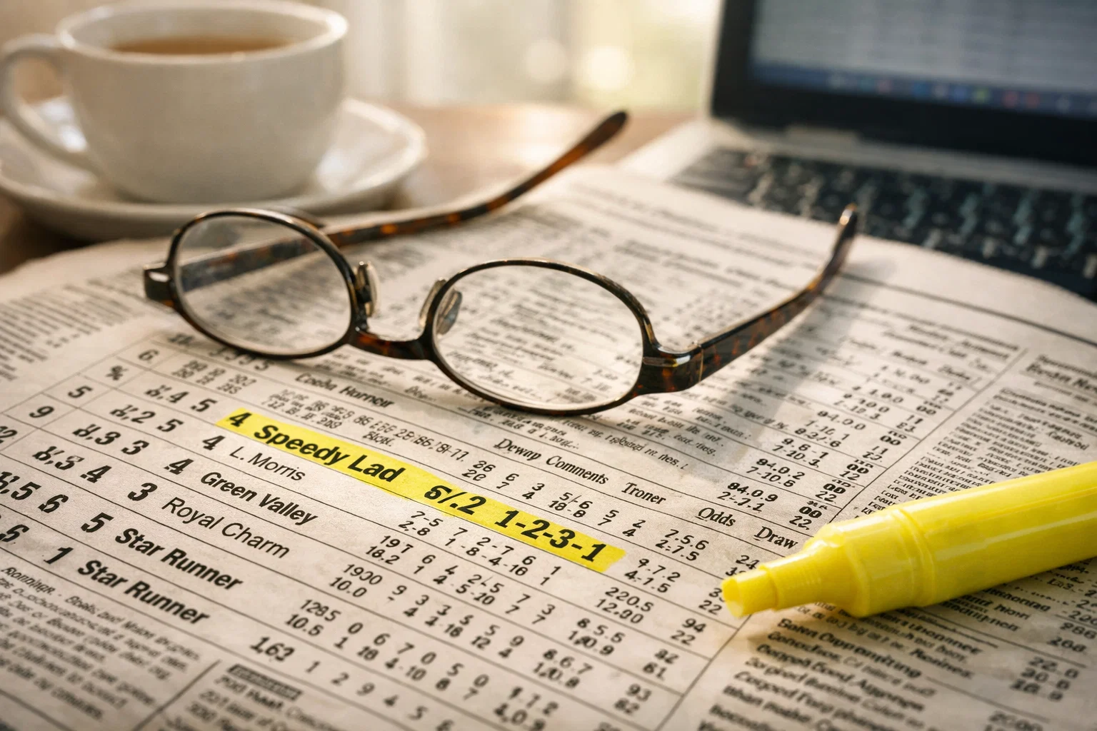 Horse racing form analysis and data